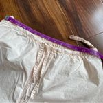 Taylor Linens 100% Cotton Pale Pink Poplin Lounge Pants Size M Photo 7