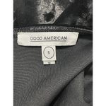 Good American The After Hours Cropped Velvet Bustier Black Women's Size 5 / 2X Photo 2