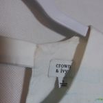 Crown & Ivy  Beach Scene Vacation Dress - Blue and Green Sleeveless Size 6 Photo 4