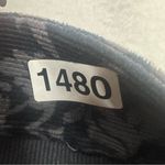 Floral Corduroy Pull On Skinny Pants Womens Medium Grey Goth Gray Photo 8