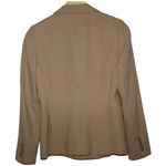 J.Crew Women's Tan Gold Wool Acetate Blazer Suit Coat Jacket Size 2 Petite 2P Photo 1