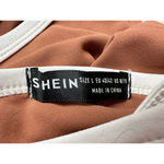 SheIn : Rust Cropped Cross Back Crop Top Photo 5