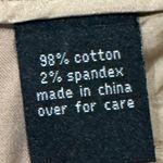 The Limited  Drew Fit Women's Bermuda Chino Dress Shorts Sz 10 Beige 13” Inseam Photo 4