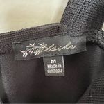 Blashe Los Angeles NWT Black Sleeveless Corset Bustier Crop Top Zipper Medium Photo 5