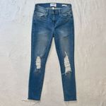 frame denim Womens FRAME Le Skinny De Jeanne Distressed Crop Jeans size 26 Photo 2
