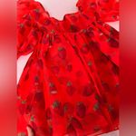 Selkie Strawberry Dress Red Size M Photo 4