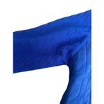 vintage carlisle/sport lambswool suede blue sweater cardigan jacket size large Photo 8