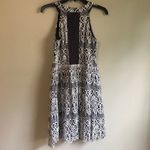 Altar'd State Altard' State medium dark grey and white dress Photo 1