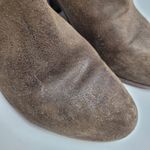 Rag and Bone  ANNE BROWN TAUPE LEATHER STACKED HEELED BOOTS 38.5 Photo 4