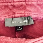 St. John Womens Pants Size 8 Burgundy Corduroy Bootcut Quiet Luxury Old Money Photo 4