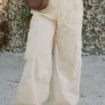 Aerie Go For It Cargo Pants Size XXL Wide Leg Drawstring Light Parachute NWT Photo 3