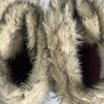 NWT Solene Womens Black Plaid Fur Trim Lace Up Mid Calf Boots US 9 Size 10 Photo 10