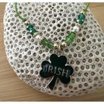 St Patricks Day Shamrock Knotted String Beaded Bracelet Anklet Irish New… Green Photo 6