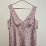 BP NEW NWT NORDSTROM Floral Sleeveless Satin Minidress Pink Y2K 90s Mini Dress Photo 6