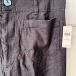 Anthropologie Maeve The Colette Linen Blend Wide-Leg Crop Pants, Size 32 Tall Photo 8