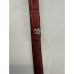 Brighton Vtg  Two-Tone Red Leather Boho Western Belt Women’s S 28 B30587 Photo 7