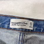 Abercrombie & Fitch Blue Jean Shorts Distressed Frayed Hem Mid Rise Boyfriend 27 Photo 3