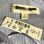 Madewell One Shoulder Crop Tank In Sleekhold Ribbed Peri Blue S NWT Photo 7