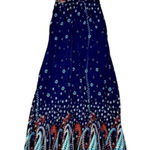 Paisley halter maxi sundress small bohemian empire waist boho sexy retro boho Black Photo 0