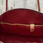 Dooney & Bourke Smoke Gray Leather Carley Madeline Satchel Bag Photo 13