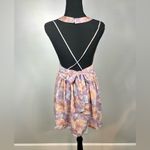 Nasty Gal Tie Dye Halter Belted Mini Dress Photo 6