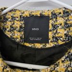 Mango Yellow Tweed Cropped Jacket Photo 7