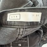 AYR  Sz 31 The Beat Barrel Leg Jeans Uni Black Jeans Photo 6