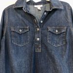 Liz Lange  Maternity Denim Blue Front Pockets Size Medium Photo 1