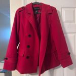 Red IB Diffusion Dress Coat Size L Photo 0