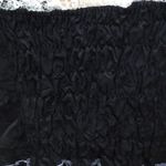 Scarlett Bustier Black Floral Tapestry Beaded Sequins Lace Pleated Large Photo 5