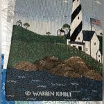 Handmade  16.5”x12” Tote Bag Tapestry Warren Kimble "Coastal Breeze" Placemats Photo 5
