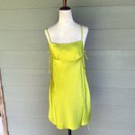 Rumored “Meadow” Mini Dress in Citron Photo 1