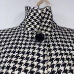 Jennifer Lopez Jlo wool houndstooth chevron vintage academia women’s coat small Photo 2