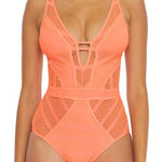 Becca by Rebecca Crochet One Piece Swimsuit Nectar Photo 0