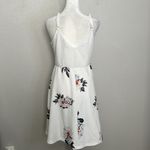 Ecowish  White Floral Dress Size Small Photo 3