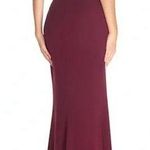 Dress the Population Fernanda Strapless Evening Gown Burgundy Large Photo 1