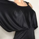 Charles Henry  black dress with drape bodice. New Photo 8