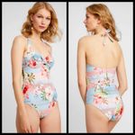 Ted Baker 💕 LONDON💕 Sakora Mint Chocolate Chip Print Swimsuit Hawaiian Beach 6 Photo 1
