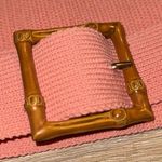 JLUXLABEL  cropped top adjustable belted back peachy pink XL NEW stretch Photo 0