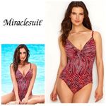 MiracleSuit New. Babylon red/wine one piece. Size 8. Retails $186 Photo 1