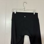 Lululemon Black Cropped Leggings Size 10 – High Rise Sculpt Fit Photo 5