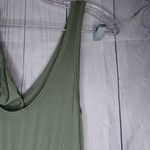 Abercrombie & Fitch Olive Green Sleeveless Jumpsuit Photo 8
