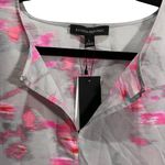 Banana Republic Long-Sleeve Tristan Slit Bell Sleeve Fog Grey Pullover Large NWT Photo 7