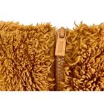 Victoria’s Secret PINK Plush Teddy Full Zip Mock Neck Oversized Sherpa Jacket M Brown Size M Photo 7