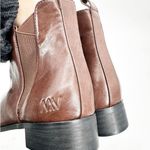 Matt & Nat Joliette Brown Vegan Faux Leather Chelsea Ankle Booties Size 39 Photo 2
