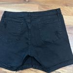 Angel Kiss  Black Distressed Jean Shorts Photo 1