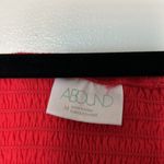 Abound  Off Shoulder Smocked Top in Red, Medium Photo 3