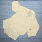 Victoria's Secret Vintage Victoria’s Secret Pajama Set silky long sleeve button top & shorts small Photo 6