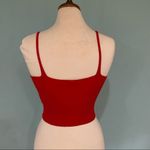 SheIn Sleeveless Red Summer Cropped Top Size Small Photo 2