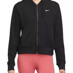 Nike  Full Zip Hoodie Dri-FIT Activewear‎ Jacket Black Women's Size M Photo 0